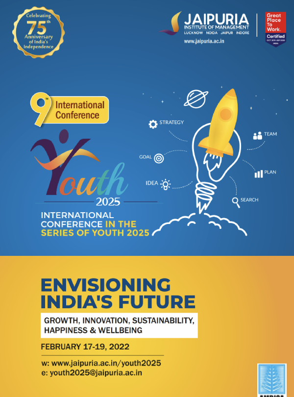 9th IYC Conference — Envisioning India's Future — Growth, Innovation, Sustainability, Happiness & Wellbeing